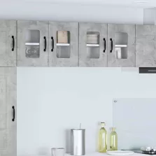   vidaXL Fali konyhaszekrény Beton Szürke 60 x 31 x 40 cm Faanyag