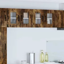   vidaXL Fali konyhaszekrény 2 pcs Füstölt tölgy 60 x 31 x 40 cm Faanyag