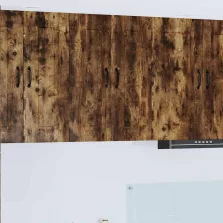   vidaXL Fali konyhaszekrény 2 pcs Füstölt tölgy 30 x 31 x 80 cm Faanyag