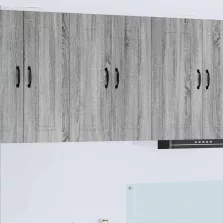   vidaXL Fali konyhaszekrény Szürke Sonoma 30 x 31 x 80 cm Faanyag