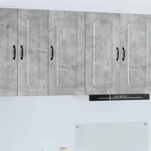 vidaXL Mosogatógép panel Kalmar Beton Szürke 40 x 31 x 80 cm Faanyag