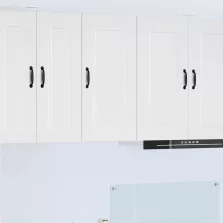   vidaXL Fali konyhaszekrény Magas Fényű Fehér 40 x 31 x 80 cm Faanyag