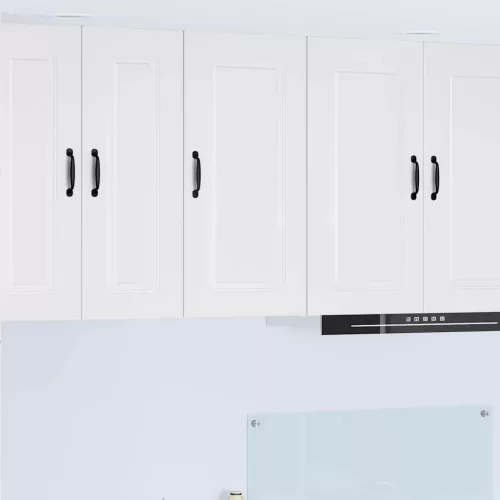 vidaXL Fali konyhaszekrény Magas Fényű Fehér 40 x 31 x 80 cm Faanyag