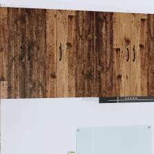   vidaXL Fali konyhaszekrény polcokkal Öreg fa 40 x 31 x 80 cm Faanyag