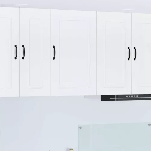 vidaXL Fali konyhaszekrény polcokkal Fehér 50 x 31 x 80 cm Faanyag