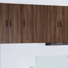   vidaXL Fali konyhaszekrény ajtóval Barna Tölgy 50 x 31 x 80 cm Faanyag