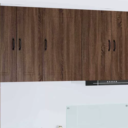 vidaXL Fali konyhaszekrény ajtóval Barna Tölgy 50 x 31 x 80 cm Faanyag