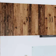   vidaXL Fali konyhaszekrény polcokkal Öreg fa 60 x 31 x 80 cm Faanyag