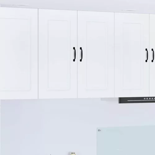 vidaXL Fali konyhaszekrény polcokkal Fehér 80 x 31 x 80 cm Faanyag