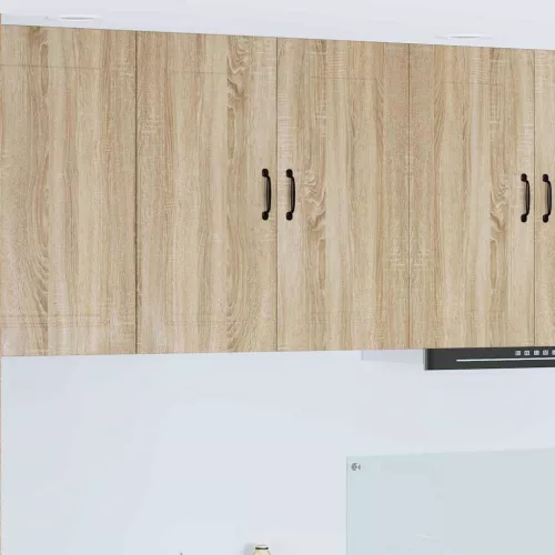 vidaXL Fali konyhaszekrény Sonoma tölgy 80 x 31 x 80 cm Faanyag