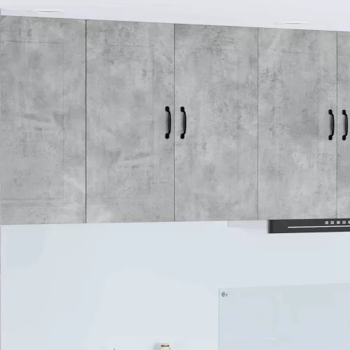 vidaXL Fali konyhaszekrény Beton Szürke 80 x 31 x 80 cm Faanyag
