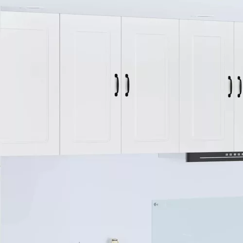 vidaXL Fali konyhaszekrény Magas Fényű Fehér 80 x 31 x 80 cm Faanyag