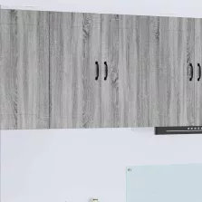   vidaXL Fali konyhaszekrény Szürke Sonoma 80 x 31 x 80 cm Faanyag