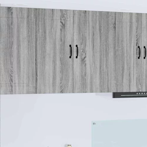 vidaXL Fali konyhaszekrény Szürke Sonoma 80 x 31 x 80 cm Faanyag