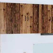   vidaXL Fali konyhaszekrény polcokkal Öreg fa 80 x 31 x 80 cm Faanyag