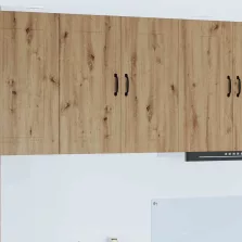   vidaXL Fali konyhaszekrény Artisan tölgy 80 x 31 x 80 cm Faanyag