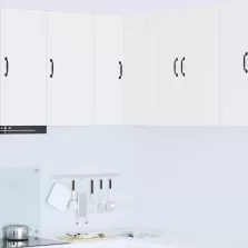   vidaXL Fali konyhaszekrény polcokkal Fehér 57 x 57 x 80 cm Faanyag