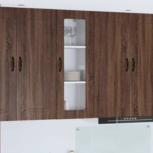 vidaXL Fali konyhaszekrény Barna Tölgy 40 x 31 x 100 cm Faanyag