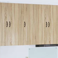   vidaXL Fali konyhaszekrény Sonoma tölgy 30 x 31 x 100 cm Faanyag