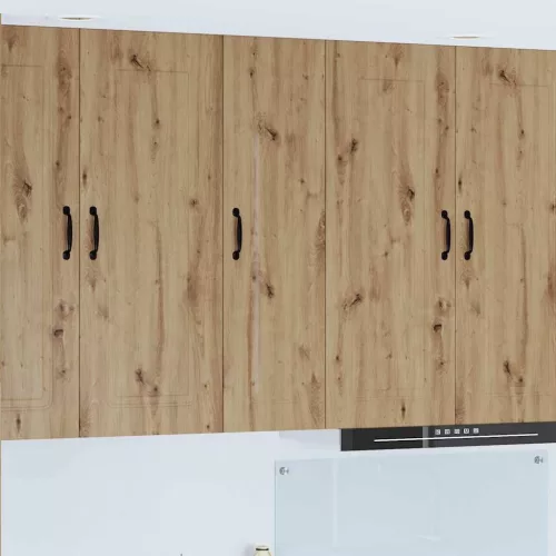 vidaXL Fali konyhaszekrény Artisan tölgy 30 x 31 x 100 cm Faanyag