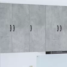   vidaXL Fali konyhaszekrény Beton Szürke 40 x 31 x 100 cm Faanyag