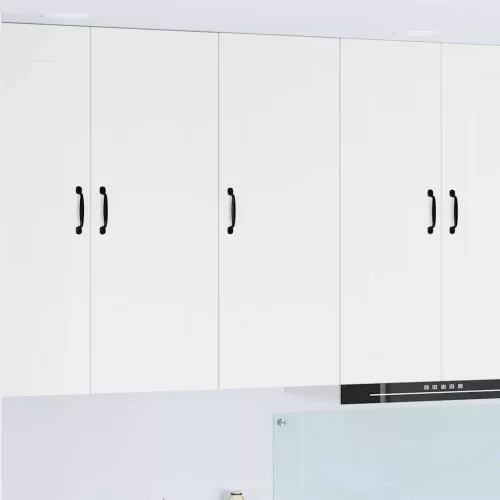 vidaXL Fali konyhaszekrény Magas Fényű Fehér 40 x 31 x 100 cm Faanyag