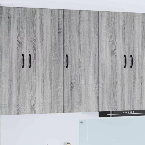 vidaXL Fali konyhaszekrény Szürke Sonoma 40 x 31 x 100 cm Faanyag