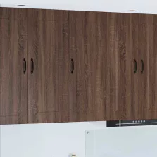   vidaXL Fali konyhaszekrény Barna Tölgy 40 x 31 x 100 cm Faanyag