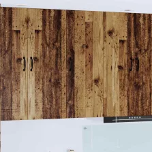   vidaXL Fali konyhaszekrény polcokkal Öreg fa 40 x 31 x 100 cm Faanyag