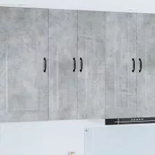   vidaXL Fali konyhaszekrény Beton Szürke 60 x 31 x 100 cm Faanyag