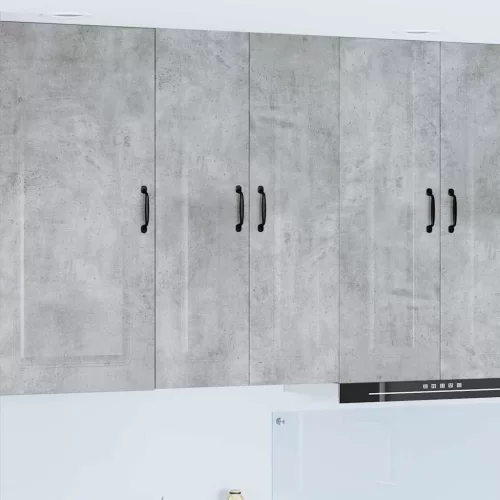 vidaXL Fali konyhaszekrény Beton Szürke 60 x 31 x 100 cm Faanyag