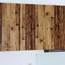   vidaXL Fali konyhaszekrény polcokkal Öreg fa 60 x 31 x 100 cm Faanyag