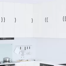   vidaXL Fali konyhaszekrény polcokkal Fehér 57 x 57 x 100 cm Faanyag