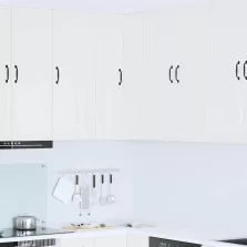   vidaXL Fali konyhaszekrény Magas Fényű Fehér 57 x 57 x 100 cm Faanyag