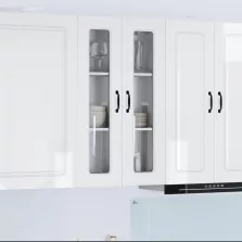   vidaXL Mosogatógép panel Kalmar Magas Fényű Fehér 60 x 31 x 100 cm