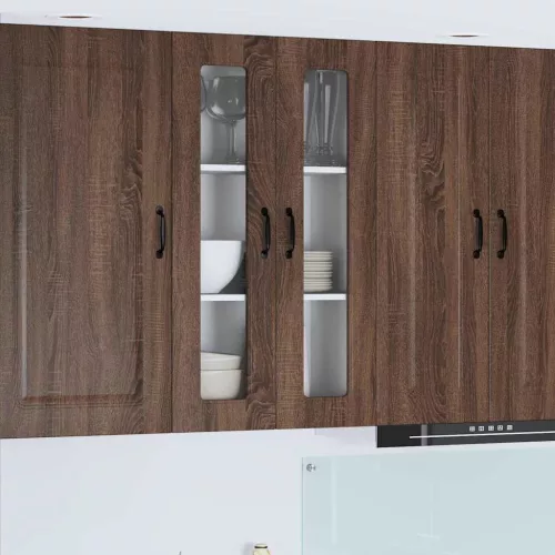 vidaXL Fali konyhaszekrény Barna Tölgy 60 x 31 x 100 cm Faanyag