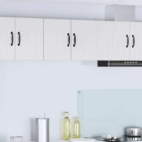 vidaXL Fali konyhaszekrény 2 pcs Fehér 30 x 31 x 40 cm Faanyag
