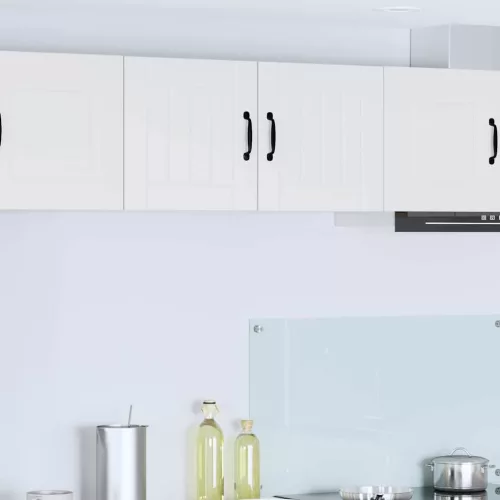 vidaXL Fali konyhaszekrény 2 pcs Fehér 40 x 31 x 40 cm Faanyag