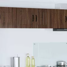   vidaXL Fali konyhaszekrény 2 pcs Barna Tölgy 40 x 31 x 40 cm Faanyag