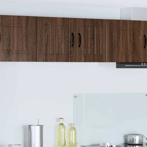 vidaXL Fali konyhaszekrény 2 pcs Barna Tölgy 40 x 31 x 40 cm Faanyag