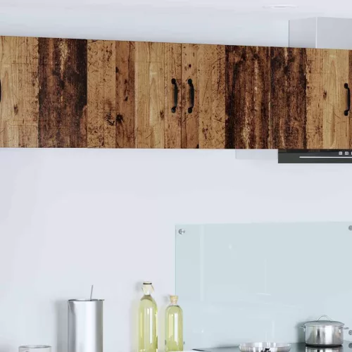 vidaXL Fali konyhaszekrény 2 pcs Öreg fa 40 x 31 x 40 cm Faanyag