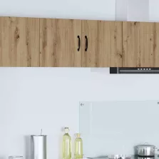   vidaXL Fali konyhaszekrény 2 pcs Artisan tölgy 40 x 31 x 40 cm Faanyag