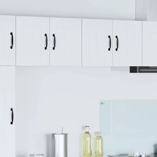vidaXL Fali konyhaszekrény 2 pcs Fehér 60 x 31 x 40 cm Faanyag
