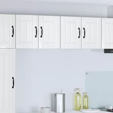   vidaXL Konyhai faliszekrények 2 pcs Magas Fényű Fehér 60 x 31 x 40 cm