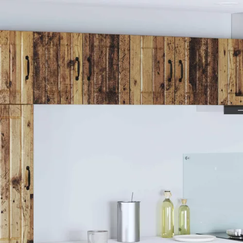 vidaXL Konyhai faliszekrények 2 pcs Öreg fa 60 x 31 x 40 cm Faanyag