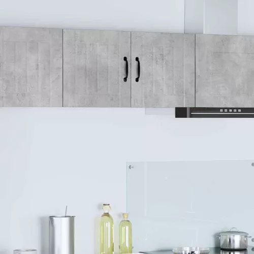 vidaXL Fali konyhaszekrény Beton Szürke 80 x 31 x 40 cm Faanyag