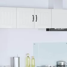   vidaXL Fali konyhaszekrény Magas Fényű Fehér 80 x 31 x 40 cm Faanyag