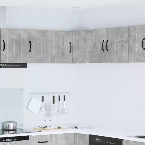 vidaXL Fali konyhaszekrény Beton Szürke 57 x 57 x 40 cm Faanyag