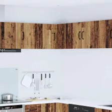   vidaXL Fali konyhaszekrény polcokkal Öreg fa 57 x 57 x 40 cm Faanyag