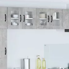   vidaXL Fali konyhaszekrény Beton Szürke 60 x 31 x 40 cm Faanyag